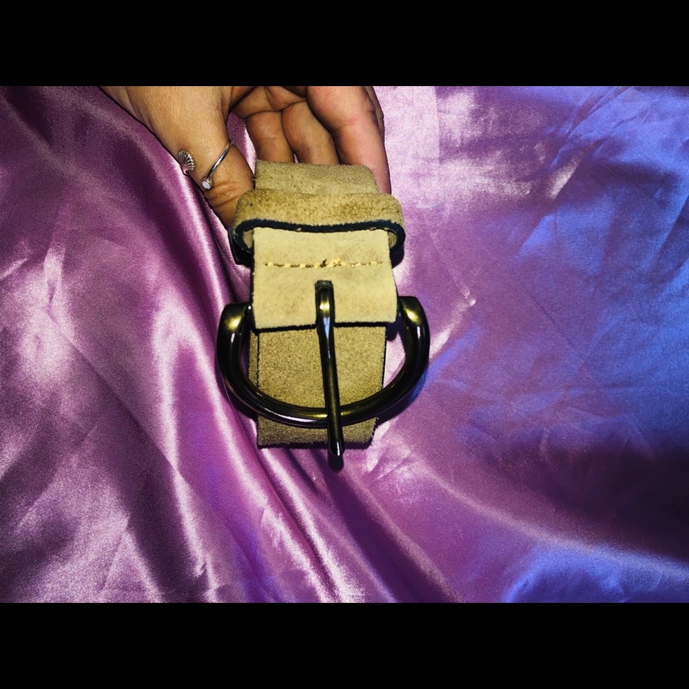 Suede Tan Belt